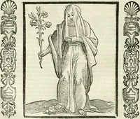 Picture 227 of 321 from Noua iconologia di Cesare Ripa perugino, caualier de SS. Mauritio & Lazzaro. Nella quale si descriuono diuerse imagini di virtù, vitij, affetti, passioni humane, arti, discipline, humori, elementi, corpi celesti, prouincie d'Italia, fiumi, tutte le parti del mondo, ed'altre infinite materie. Opera vtile ad oratori, predicatori, poeti, pittori, scultori, disegnatori, e ad'ogni studioso. Per inuentar concetti, emblemi, ed imprese, per diuisare qualsiuoglia apparato nuttiale, funerale, trionfale. Per rappresentar poemi drammatici, e per figurare co'suoi propij simboli ciò, che puo cadere in pensiero humano. Ampliata vltimamente dallo stesso auttore di trecento imagini, e arricchita di molti discorsi pieni di varia eruditione; con nuoui intagli, & con molti indici copiosi (1618), leaf 481
