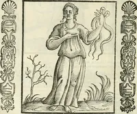Picture 230 of 321 from Noua iconologia di Cesare Ripa perugino, caualier de SS. Mauritio & Lazzaro. Nella quale si descriuono diuerse imagini di virtù, vitij, affetti, passioni humane, arti, discipline, humori, elementi, corpi celesti, prouincie d'Italia, fiumi, tutte le parti del mondo, ed'altre infinite materie. Opera vtile ad oratori, predicatori, poeti, pittori, scultori, disegnatori, e ad'ogni studioso. Per inuentar concetti, emblemi, ed imprese, per diuisare qualsiuoglia apparato nuttiale, funerale, trionfale. Per rappresentar poemi drammatici, e per figurare co'suoi propij simboli ciò, che puo cadere in pensiero humano. Ampliata vltimamente dallo stesso auttore di trecento imagini, e arricchita di molti discorsi pieni di varia eruditione; con nuoui intagli, & con molti indici copiosi (1618), leaf 485