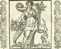 Picture 18 of 321 from Noua iconologia di Cesare Ripa perugino, caualier de SS. Mauritio & Lazzaro. Nella quale si descriuono diuerse imagini di virtù, vitij, affetti, passioni humane, arti, discipline, humori, elementi, corpi celesti, prouincie d'Italia, fiumi, tutte le parti del mondo, ed'altre infinite materie. Opera vtile ad oratori, predicatori, poeti, pittori, scultori, disegnatori, e ad'ogni studioso. Per inuentar concetti, emblemi, ed imprese, per diuisare qualsiuoglia apparato nuttiale, funerale, trionfale. Per rappresentar poemi drammatici, e per figurare co'suoi propij simboli ciò, che puo cadere in pensiero humano. Ampliata vltimamente dallo stesso auttore di trecento imagini, e arricchita di molti discorsi pieni di varia eruditione; con nuoui intagli, & con molti indici copiosi (1618), leaf 52