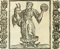 Picture 255 of 321 from Noua iconologia di Cesare Ripa perugino, caualier de SS. Mauritio & Lazzaro. Nella quale si descriuono diuerse imagini di virtù, vitij, affetti, passioni humane, arti, discipline, humori, elementi, corpi celesti, prouincie d'Italia, fiumi, tutte le parti del mondo, ed'altre infinite materie. Opera vtile ad oratori, predicatori, poeti, pittori, scultori, disegnatori, e ad'ogni studioso. Per inuentar concetti, emblemi, ed imprese, per diuisare qualsiuoglia apparato nuttiale, funerale, trionfale. Per rappresentar poemi drammatici, e per figurare co'suoi propij simboli ciò, che puo cadere in pensiero humano. Ampliata vltimamente dallo stesso auttore di trecento imagini, e arricchita di molti discorsi pieni di varia eruditione; con nuoui intagli, & con molti indici copiosi (1618), leaf 535