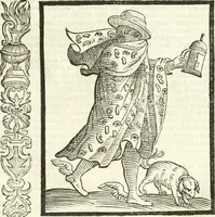 An illustration from Noua iconologia di Cesare Ripa perugino, caualier de SS. Mauritio & Lazzaro. Nella quale si descriuono diuerse imagini di virtù, vitij, affetti, passioni humane, arti, discipline, humori, elementi, corpi celesti, prouincie d'Italia, fiumi, tutte le parti del mondo, ed'altre infinite materie. Opera vtile ad oratori, predicatori, poeti, pittori, scultori, disegnatori, e ad'ogni studioso. Per inuentar concetti, emblemi, ed imprese, per diuisare qualsiuoglia apparato nuttiale, funerale, trionfale. Per rappresentar poemi drammatici, e per figurare co'suoi propij simboli ciò, che puo cadere in pensiero humano. Ampliata vltimamente dallo stesso auttore di trecento imagini, e arricchita di molti discorsi pieni di varia eruditione; con nuoui intagli, & con molti indici copiosi (1618)