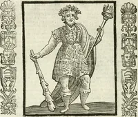 Picture 261 of 321 from Noua iconologia di Cesare Ripa perugino, caualier de SS. Mauritio & Lazzaro. Nella quale si descriuono diuerse imagini di virtù, vitij, affetti, passioni humane, arti, discipline, humori, elementi, corpi celesti, prouincie d'Italia, fiumi, tutte le parti del mondo, ed'altre infinite materie. Opera vtile ad oratori, predicatori, poeti, pittori, scultori, disegnatori, e ad'ogni studioso. Per inuentar concetti, emblemi, ed imprese, per diuisare qualsiuoglia apparato nuttiale, funerale, trionfale. Per rappresentar poemi drammatici, e per figurare co'suoi propij simboli ciò, che puo cadere in pensiero humano. Ampliata vltimamente dallo stesso auttore di trecento imagini, e arricchita di molti discorsi pieni di varia eruditione; con nuoui intagli, & con molti indici copiosi (1618), leaf 547
