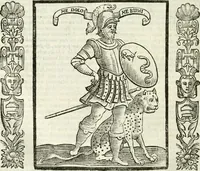 Picture 263 of 321 from Noua iconologia di Cesare Ripa perugino, caualier de SS. Mauritio & Lazzaro. Nella quale si descriuono diuerse imagini di virtù, vitij, affetti, passioni humane, arti, discipline, humori, elementi, corpi celesti, prouincie d'Italia, fiumi, tutte le parti del mondo, ed'altre infinite materie. Opera vtile ad oratori, predicatori, poeti, pittori, scultori, disegnatori, e ad'ogni studioso. Per inuentar concetti, emblemi, ed imprese, per diuisare qualsiuoglia apparato nuttiale, funerale, trionfale. Per rappresentar poemi drammatici, e per figurare co'suoi propij simboli ciò, che puo cadere in pensiero humano. Ampliata vltimamente dallo stesso auttore di trecento imagini, e arricchita di molti discorsi pieni di varia eruditione; con nuoui intagli, & con molti indici copiosi (1618), leaf 555