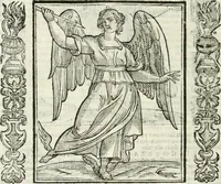 Picture 276 of 321 from Noua iconologia di Cesare Ripa perugino, caualier de SS. Mauritio & Lazzaro. Nella quale si descriuono diuerse imagini di virtù, vitij, affetti, passioni humane, arti, discipline, humori, elementi, corpi celesti, prouincie d'Italia, fiumi, tutte le parti del mondo, ed'altre infinite materie. Opera vtile ad oratori, predicatori, poeti, pittori, scultori, disegnatori, e ad'ogni studioso. Per inuentar concetti, emblemi, ed imprese, per diuisare qualsiuoglia apparato nuttiale, funerale, trionfale. Per rappresentar poemi drammatici, e per figurare co'suoi propij simboli ciò, che puo cadere in pensiero humano. Ampliata vltimamente dallo stesso auttore di trecento imagini, e arricchita di molti discorsi pieni di varia eruditione; con nuoui intagli, & con molti indici copiosi (1618), leaf 593