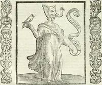 Picture 278 of 321 from Noua iconologia di Cesare Ripa perugino, caualier de SS. Mauritio & Lazzaro. Nella quale si descriuono diuerse imagini di virtù, vitij, affetti, passioni humane, arti, discipline, humori, elementi, corpi celesti, prouincie d'Italia, fiumi, tutte le parti del mondo, ed'altre infinite materie. Opera vtile ad oratori, predicatori, poeti, pittori, scultori, disegnatori, e ad'ogni studioso. Per inuentar concetti, emblemi, ed imprese, per diuisare qualsiuoglia apparato nuttiale, funerale, trionfale. Per rappresentar poemi drammatici, e per figurare co'suoi propij simboli ciò, che puo cadere in pensiero humano. Ampliata vltimamente dallo stesso auttore di trecento imagini, e arricchita di molti discorsi pieni di varia eruditione; con nuoui intagli, & con molti indici copiosi (1618), leaf 605