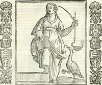 Picture 281 of 321 from Noua iconologia di Cesare Ripa perugino, caualier de SS. Mauritio & Lazzaro. Nella quale si descriuono diuerse imagini di virtù, vitij, affetti, passioni humane, arti, discipline, humori, elementi, corpi celesti, prouincie d'Italia, fiumi, tutte le parti del mondo, ed'altre infinite materie. Opera vtile ad oratori, predicatori, poeti, pittori, scultori, disegnatori, e ad'ogni studioso. Per inuentar concetti, emblemi, ed imprese, per diuisare qualsiuoglia apparato nuttiale, funerale, trionfale. Per rappresentar poemi drammatici, e per figurare co'suoi propij simboli ciò, che puo cadere in pensiero humano. Ampliata vltimamente dallo stesso auttore di trecento imagini, e arricchita di molti discorsi pieni di varia eruditione; con nuoui intagli, & con molti indici copiosi (1618), leaf 612