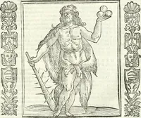 Picture 286 of 321 from Noua iconologia di Cesare Ripa perugino, caualier de SS. Mauritio & Lazzaro. Nella quale si descriuono diuerse imagini di virtù, vitij, affetti, passioni humane, arti, discipline, humori, elementi, corpi celesti, prouincie d'Italia, fiumi, tutte le parti del mondo, ed'altre infinite materie. Opera vtile ad oratori, predicatori, poeti, pittori, scultori, disegnatori, e ad'ogni studioso. Per inuentar concetti, emblemi, ed imprese, per diuisare qualsiuoglia apparato nuttiale, funerale, trionfale. Per rappresentar poemi drammatici, e per figurare co'suoi propij simboli ciò, che puo cadere in pensiero humano. Ampliata vltimamente dallo stesso auttore di trecento imagini, e arricchita di molti discorsi pieni di varia eruditione; con nuoui intagli, & con molti indici copiosi (1618), leaf 618