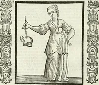 Picture 288 of 321 from Noua iconologia di Cesare Ripa perugino, caualier de SS. Mauritio & Lazzaro. Nella quale si descriuono diuerse imagini di virtù, vitij, affetti, passioni humane, arti, discipline, humori, elementi, corpi celesti, prouincie d'Italia, fiumi, tutte le parti del mondo, ed'altre infinite materie. Opera vtile ad oratori, predicatori, poeti, pittori, scultori, disegnatori, e ad'ogni studioso. Per inuentar concetti, emblemi, ed imprese, per diuisare qualsiuoglia apparato nuttiale, funerale, trionfale. Per rappresentar poemi drammatici, e per figurare co'suoi propij simboli ciò, che puo cadere in pensiero humano. Ampliata vltimamente dallo stesso auttore di trecento imagini, e arricchita di molti discorsi pieni di varia eruditione; con nuoui intagli, & con molti indici copiosi (1618), leaf 623