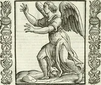 An illustration from Noua iconologia di Cesare Ripa perugino, caualier de SS. Mauritio & Lazzaro. Nella quale si descriuono diuerse imagini di virtù, vitij, affetti, passioni humane, arti, discipline, humori, elementi, corpi celesti, prouincie d'Italia, fiumi, tutte le parti del mondo, ed'altre infinite materie. Opera vtile ad oratori, predicatori, poeti, pittori, scultori, disegnatori, e ad'ogni studioso. Per inuentar concetti, emblemi, ed imprese, per diuisare qualsiuoglia apparato nuttiale, funerale, trionfale. Per rappresentar poemi drammatici, e per figurare co'suoi propij simboli ciò, che puo cadere in pensiero humano. Ampliata vltimamente dallo stesso auttore di trecento imagini, e arricchita di molti discorsi pieni di varia eruditione; con nuoui intagli, & con molti indici copiosi (1618)