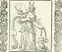 Picture 301 of 321 from Noua iconologia di Cesare Ripa perugino, caualier de SS. Mauritio & Lazzaro. Nella quale si descriuono diuerse imagini di virtù, vitij, affetti, passioni humane, arti, discipline, humori, elementi, corpi celesti, prouincie d'Italia, fiumi, tutte le parti del mondo, ed'altre infinite materie. Opera vtile ad oratori, predicatori, poeti, pittori, scultori, disegnatori, e ad'ogni studioso. Per inuentar concetti, emblemi, ed imprese, per diuisare qualsiuoglia apparato nuttiale, funerale, trionfale. Per rappresentar poemi drammatici, e per figurare co'suoi propij simboli ciò, che puo cadere in pensiero humano. Ampliata vltimamente dallo stesso auttore di trecento imagini, e arricchita di molti discorsi pieni di varia eruditione; con nuoui intagli, & con molti indici copiosi (1618), leaf 648