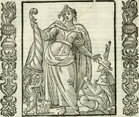 Picture 303 of 321 from Noua iconologia di Cesare Ripa perugino, caualier de SS. Mauritio & Lazzaro. Nella quale si descriuono diuerse imagini di virtù, vitij, affetti, passioni humane, arti, discipline, humori, elementi, corpi celesti, prouincie d'Italia, fiumi, tutte le parti del mondo, ed'altre infinite materie. Opera vtile ad oratori, predicatori, poeti, pittori, scultori, disegnatori, e ad'ogni studioso. Per inuentar concetti, emblemi, ed imprese, per diuisare qualsiuoglia apparato nuttiale, funerale, trionfale. Per rappresentar poemi drammatici, e per figurare co'suoi propij simboli ciò, che puo cadere in pensiero humano. Ampliata vltimamente dallo stesso auttore di trecento imagini, e arricchita di molti discorsi pieni di varia eruditione; con nuoui intagli, & con molti indici copiosi (1618), leaf 653