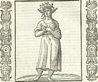 Picture 304 of 321 from Noua iconologia di Cesare Ripa perugino, caualier de SS. Mauritio & Lazzaro. Nella quale si descriuono diuerse imagini di virtù, vitij, affetti, passioni humane, arti, discipline, humori, elementi, corpi celesti, prouincie d'Italia, fiumi, tutte le parti del mondo, ed'altre infinite materie. Opera vtile ad oratori, predicatori, poeti, pittori, scultori, disegnatori, e ad'ogni studioso. Per inuentar concetti, emblemi, ed imprese, per diuisare qualsiuoglia apparato nuttiale, funerale, trionfale. Per rappresentar poemi drammatici, e per figurare co'suoi propij simboli ciò, che puo cadere in pensiero humano. Ampliata vltimamente dallo stesso auttore di trecento imagini, e arricchita di molti discorsi pieni di varia eruditione; con nuoui intagli, & con molti indici copiosi (1618), leaf 654