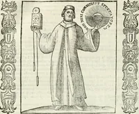 Picture 310 of 321 from Noua iconologia di Cesare Ripa perugino, caualier de SS. Mauritio & Lazzaro. Nella quale si descriuono diuerse imagini di virtù, vitij, affetti, passioni humane, arti, discipline, humori, elementi, corpi celesti, prouincie d'Italia, fiumi, tutte le parti del mondo, ed'altre infinite materie. Opera vtile ad oratori, predicatori, poeti, pittori, scultori, disegnatori, e ad'ogni studioso. Per inuentar concetti, emblemi, ed imprese, per diuisare qualsiuoglia apparato nuttiale, funerale, trionfale. Per rappresentar poemi drammatici, e per figurare co'suoi propij simboli ciò, che puo cadere in pensiero humano. Ampliata vltimamente dallo stesso auttore di trecento imagini, e arricchita di molti discorsi pieni di varia eruditione; con nuoui intagli, & con molti indici copiosi (1618), leaf 667