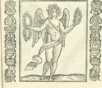 An illustration from Noua iconologia di Cesare Ripa perugino, caualier de SS. Mauritio & Lazzaro. Nella quale si descriuono diuerse imagini di virtù, vitij, affetti, passioni humane, arti, discipline, humori, elementi, corpi celesti, prouincie d'Italia, fiumi, tutte le parti del mondo, ed'altre infinite materie. Opera vtile ad oratori, predicatori, poeti, pittori, scultori, disegnatori, e ad'ogni studioso. Per inuentar concetti, emblemi, ed imprese, per diuisare qualsiuoglia apparato nuttiale, funerale, trionfale. Per rappresentar poemi drammatici, e per figurare co'suoi propij simboli ciò, che puo cadere in pensiero humano. Ampliata vltimamente dallo stesso auttore di trecento imagini, e arricchita di molti discorsi pieni di varia eruditione; con nuoui intagli, & con molti indici copiosi (1618)