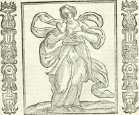 An illustration from Noua iconologia di Cesare Ripa perugino, caualier de SS. Mauritio & Lazzaro. Nella quale si descriuono diuerse imagini di virtù, vitij, affetti, passioni humane, arti, discipline, humori, elementi, corpi celesti, prouincie d'Italia, fiumi, tutte le parti del mondo, ed'altre infinite materie. Opera vtile ad oratori, predicatori, poeti, pittori, scultori, disegnatori, e ad'ogni studioso. Per inuentar concetti, emblemi, ed imprese, per diuisare qualsiuoglia apparato nuttiale, funerale, trionfale. Per rappresentar poemi drammatici, e per figurare co'suoi propij simboli ciò, che puo cadere in pensiero humano. Ampliata vltimamente dallo stesso auttore di trecento imagini, e arricchita di molti discorsi pieni di varia eruditione; con nuoui intagli, & con molti indici copiosi (1618)