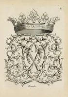 Picture 6 of 17 from Nouueau liure de chiffres, qui contient en general tous les noms et surnoms entrelassez par alphabet ... (1680), leaf 43