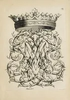 Picture 7 of 17 from Nouueau liure de chiffres, qui contient en general tous les noms et surnoms entrelassez par alphabet ... (1680), leaf 45