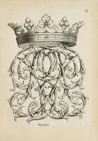 Picture 8 of 17 from Nouueau liure de chiffres, qui contient en general tous les noms et surnoms entrelassez par alphabet ... (1680), leaf 47