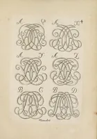 An illustration from Nouueau liure de chiffres, qui contient en general tous les noms et surnoms entrelassez par alphabet ... (1680)