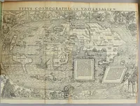 An illustration from Nouus orbis regionum ac insularum ueteribus incognitarum : unà cum tabula cosmographica, & aliquot alijs consimilis argumenti libellis, quorum omnium catalogus sequenti patebit pagina. His accessit copiosus rerum memorabilium index. Adiecta est huic postremae editioni Nauigatio Caroli Cæsaris auspicio in comitijs Augustanis instituta (1537)
