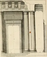 An illustration from Nouveau traité de toute l'architecture, ou, L'art de bastir : utile aux entrepreneurs et aux ouvriers : on y trouvera aisément & sans fraction le mesure de chaque ordre de colonnes, & ce qu'il faut observer dans les edifices publics ou particuliers : avec un dictionnaire des termes d'architecture, &c. (1714)