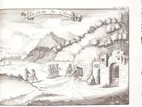 An illustration from Nouveau voyage d'Italie, avec un memoire contenant des avis utiles à ceux qui voudront faire le mesme voyage (1698)