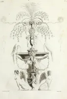 An illustration from Nouvelle collection d'arabesques, propres à la décoration des appartemens : dessinées à Rome par Lavallée Poussin et autres célèbres artistes modernes, et gravées par Guyot : précédée d'une notice historique sur le genre arabesque et d'une explication raisonnée des planches de la collection (1810)