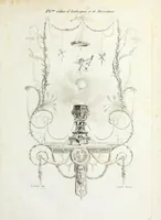 Picture 33 of 40 from Nouvelle collection d'arabesques, propres à la décoration des appartemens : dessinées à Rome par Lavallée Poussin et autres célèbres artistes modernes, et gravées par Guyot : précédée d'une notice historique sur le genre arabesque et d'une explication raisonnée des planches de la collection (1810), leaf 78