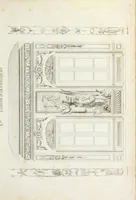 An illustration from Nouvelle collection d'arabesques, propres à la décoration des appartemens : dessinées à Rome par Lavallée Poussin et autres célèbres artistes modernes, et gravées par Guyot : précédée d'une notice historique sur le genre arabesque et d'une explication raisonnée des planches de la collection (1810)