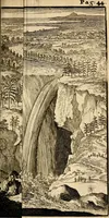 An illustration from Nouvelle decouverte d'un tres grand pays situé dans l'Amérique, entre le Nouveau Mexique, et la Mer Glaciale, avec les cartes, & les figures necessaires, & de plus l'histoire naturelle & morale, & les avantages, qu'on en peut tirer par l'établissem. des colon. Le tout dedie à Sa Majeste britannique. Guillaume III (1698)