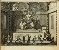 An illustration from Nouvelle relation, contenant les voyages de Thomas Gage dans la Nouvelle Espagne, ses diverses avantures; & son retour par la province de Nicaragua, jusques à la Havane. Avec la description de la ville de Mexique telle qu'elle estoit autrefois, & comme elle est à present. Ensemble une description exacte des terres & provinces que possedent les Espagnols en toute l'Amérique, de la forme de leur gouvernement ecclesiastique & politique, de leur commerce, de leurs moeurs, & de celles des criolles, des metifs, des mulatres, des Indiens, & des negres.. (1699)