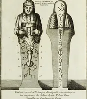 An illustration from Nouvelles recherches sur la science des medailles, inscriptions, et hieroglyphes antiques (1778)