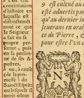 Picture 1 of 8 from Nouveau Testament : c'est a dire, la Nouvelle Alliance de nostre Seigneur Iesus Christ (1591), leaf 300
