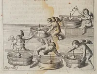 An illustration from Nova demonstratio immobilitatis terrae petita ex virtvte magnetica : et quaedam alia ad effectus & leges magneticas, vsumque longitudinum & vniuersam geographiam spectantia, de nouo inuenta (1645)