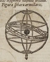 An illustration from Novae motuum coelestium ephemerides Brandenburgicae, annorum LX, incipientes ab anno 1595, & desinentes in annum 1655, calculo duplici luminarium, Tychonico & Copernicaeo, reliquorum planetarum posteriore elaboratae, & varijs diversarum nationum calendarijs accomodatae : cum introductione hac pleniore, in qua chronologica, astronomica & astrologica ex fundamentis ipsis tractantur (1609)