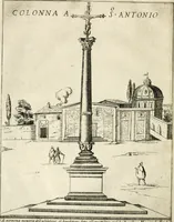 An illustration from Nova racolta degl'obelischi et colonne antiche, dellalma Citta di Roma con le sve dichiaratione (1655)