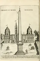 An illustration from Nova racolta degl'obelischi et colonne antiche, dellalma Citta di Roma con le sve dichiaratione (1655)