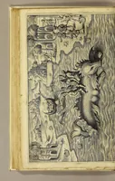 An illustration from Nova typis transacta navigatio. : Novi Orbis Indiæ Occidentalis admodum reverendissimorum PP. ... Dn. Buellii Cataloni abbatis montis Serrati, & in vniversam Americam, sive Novum Orbem sacræ sedis Apostolicæ Romanæ â latere legati, vicarij, ac patriarchæ : sociorumq[ue] monarchorum ex Ordine S.P.N. Benedicti ad suprà dicti Novi Mundi barbaras gentes Christi S. Evangelium prædicandi gratia delegatorum sacerdotum dimissi per S.D.D. Papam Alexandrum VI. Anno Christi. 1492. Nunc primum e varijs scriptoribus in vnum collecta, & figuris ornata. (1621)
