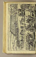 An illustration from Nova typis transacta navigatio. : Novi Orbis Indiæ Occidentalis admodum reverendissimorum PP. ... Dn. Buellii Cataloni abbatis montis Serrati, & in vniversam Americam, sive Novum Orbem sacræ sedis Apostolicæ Romanæ â latere legati, vicarij, ac patriarchæ : sociorumq[ue] monarchorum ex Ordine S.P.N. Benedicti ad suprà dicti Novi Mundi barbaras gentes Christi S. Evangelium prædicandi gratia delegatorum sacerdotum dimissi per S.D.D. Papam Alexandrum VI. Anno Christi. 1492. Nunc primum e varijs scriptoribus in vnum collecta, & figuris ornata. (1621)