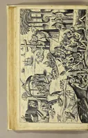 An illustration from Nova typis transacta navigatio. : Novi Orbis Indiæ Occidentalis admodum reverendissimorum PP. ... Dn. Buellii Cataloni abbatis montis Serrati, & in vniversam Americam, sive Novum Orbem sacræ sedis Apostolicæ Romanæ â latere legati, vicarij, ac patriarchæ : sociorumq[ue] monarchorum ex Ordine S.P.N. Benedicti ad suprà dicti Novi Mundi barbaras gentes Christi S. Evangelium prædicandi gratia delegatorum sacerdotum dimissi per S.D.D. Papam Alexandrum VI. Anno Christi. 1492. Nunc primum e varijs scriptoribus in vnum collecta, & figuris ornata. (1621)