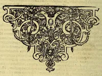 An illustration from Nova typis transacta navigatio. : Novi Orbis Indiæ Occidentalis admodum reverendissimorum PP. ... Dn. Buellii Cataloni abbatis montis Serrati, & in vniversam Americam, sive Novum Orbem sacræ sedis Apostolicæ Romanæ â latere legati, vicarij, ac patriarchæ : sociorumq[ue] monarchorum ex Ordine S.P.N. Benedicti ad suprà dicti Novi Mundi barbaras gentes Christi S. Evangelium prædicandi gratia delegatorum sacerdotum dimissi per S.D.D. Papam Alexandrum VI. Anno Christi. 1492. Nunc primum e varijs scriptoribus in vnum collecta, & figuris ornata. (1621)