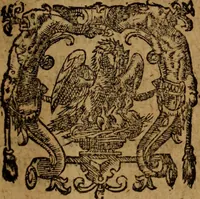 An illustration from Novi Jesu Christi Testamenti novæ editionis : Græco-Latino-Germanicæ interlinearis sive parallelæ, qua ad nobilissimam linguarum Græcam uná cum pietate et verbis æternæ vitæ addiscendam facilis et expedita via sternitur .. (1616)