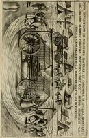An illustration from Novo teatro di machine et edificii per uarie et sicure operationi : co[n] le loro figure tagliate in rame é la dichiaratione, e dimostratione di ciascuna : opera necesaria ad architetti, e a quelli, ch[e] di tale studio si dilettano (1607)