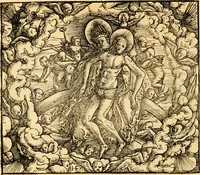 An illustration from Novum Testamentum omne, multo quàm antehac diligentius ab Erasmo Roterodamo recognitu, emedatum ac translatum ... : uná cu annotationibus recognitis, ac magna accessione locupletatis ... (1519)