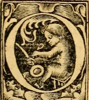 An illustration from Novum Testamentum omne, multo quàm antehac diligentius ab Erasmo Roterodamo recognitu, emedatum ac translatum ... : uná cu annotationibus recognitis, ac magna accessione locupletatis ... (1519)
