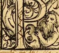 An illustration from Novum Testamentum omne, multo quàm antehac diligentius ab Erasmo Roterodamo recognitu, emedatum ac translatum ... : uná cu annotationibus recognitis, ac magna accessione locupletatis ... (1519)