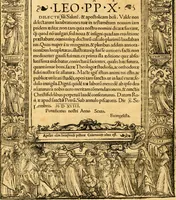 An illustration from Novum Testamentum omne, multo quàm antehac diligentius ab Erasmo Roterodamo recognitu, emedatum ac translatum ... : uná cu annotationibus recognitis, ac magna accessione locupletatis ... (1519)