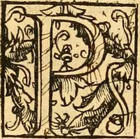 An illustration from Novum Testamentum omne, multo quàm antehac diligentius ab Erasmo Roterodamo recognitu, emedatum ac translatum ... : uná cu annotationibus recognitis, ac magna accessione locupletatis ... (1519)