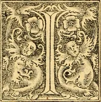 An illustration from Novum Testamentum omne, multo quàm antehac diligentius ab Erasmo Roterodamo recognitu, emedatum ac translatum ... : uná cu annotationibus recognitis, ac magna accessione locupletatis ... (1519)