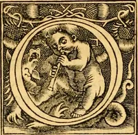 An illustration from Novum Testamentum omne, multo quàm antehac diligentius ab Erasmo Roterodamo recognitu, emedatum ac translatum ... : uná cu annotationibus recognitis, ac magna accessione locupletatis ... (1519)